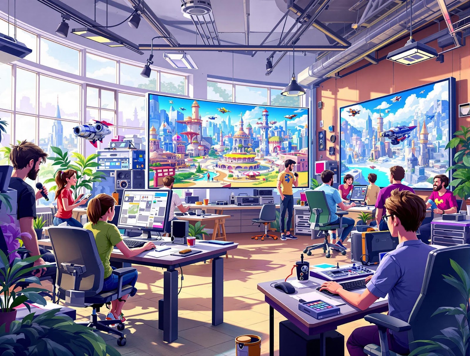 Les coulisses du jeu vidéo